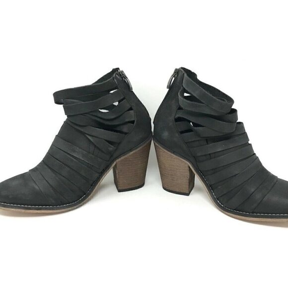 Free People Hybrid Ankle Boots Booties Black 8 - Picture 3 of 9